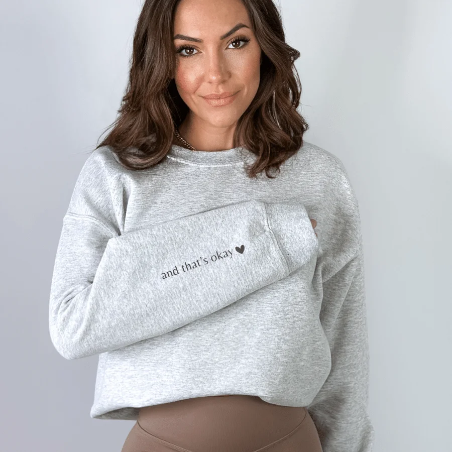 Emotional (and that's okay) Crewneck Sweatshirt