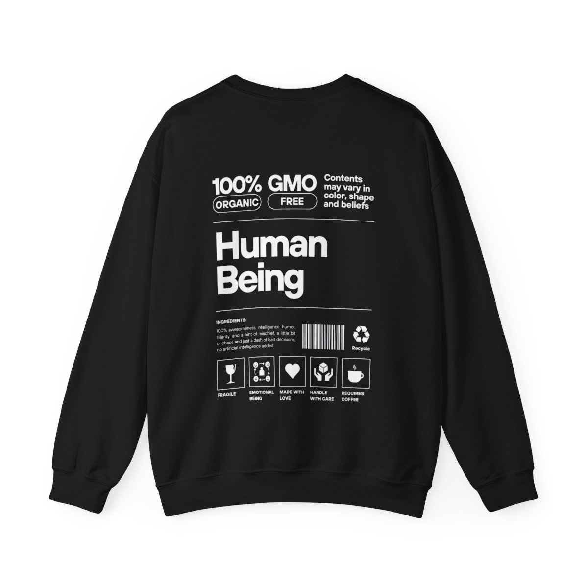 Human Being 100% Heavy Blend™ Crewneck Sweatshirt